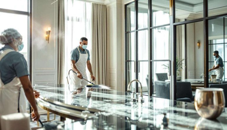I trucchi degli hotel per eliminare le impronte da specchi e vetri: un’efficacia comprovata