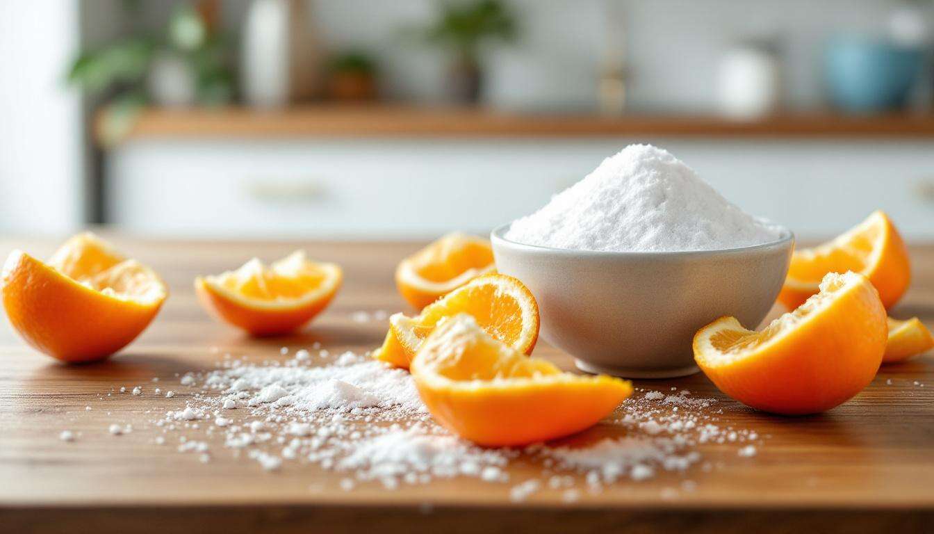 Mescolare bucce di mandarino e bicarbonato: perché è consigliabile farlo e a cosa serve